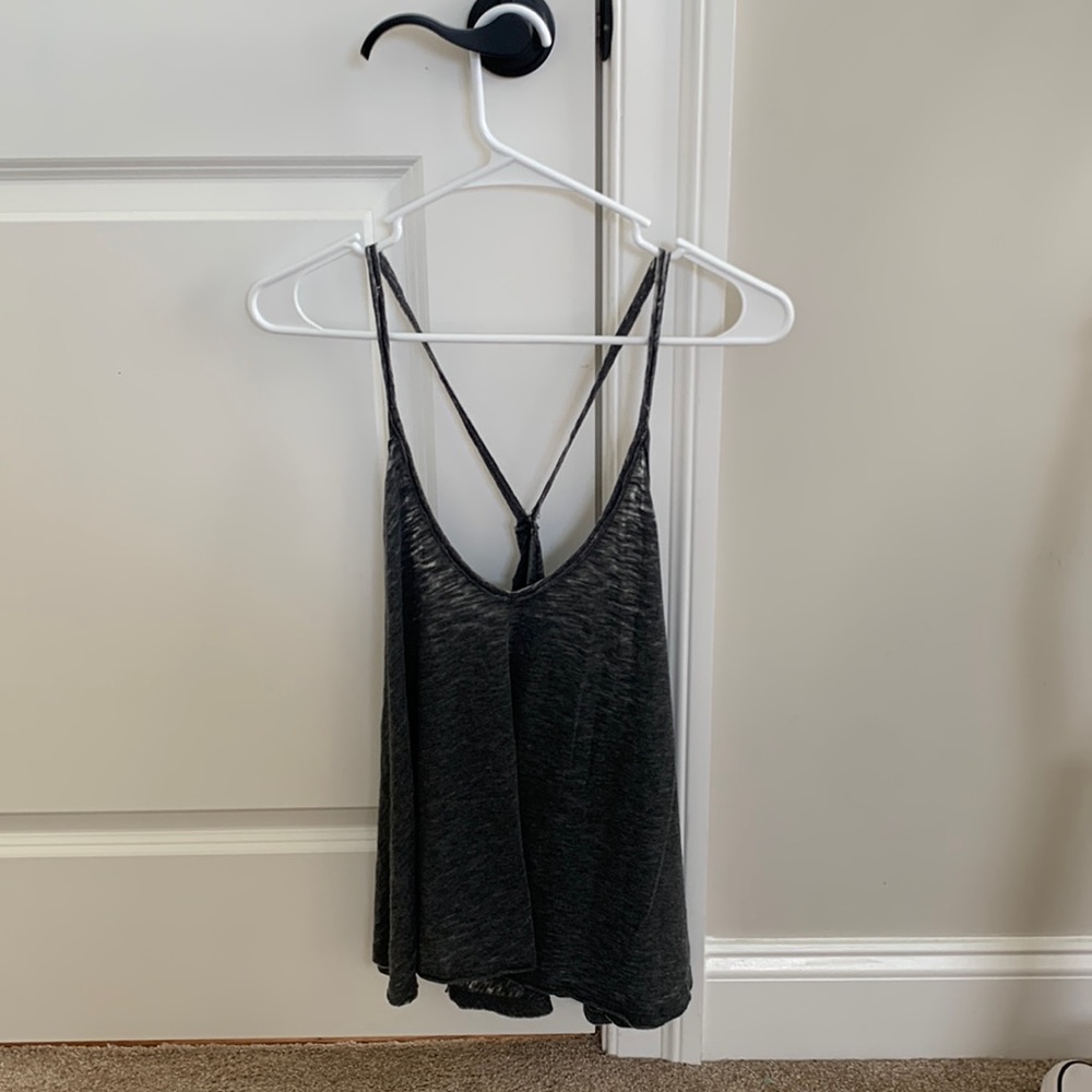 Black Free People Tank Top